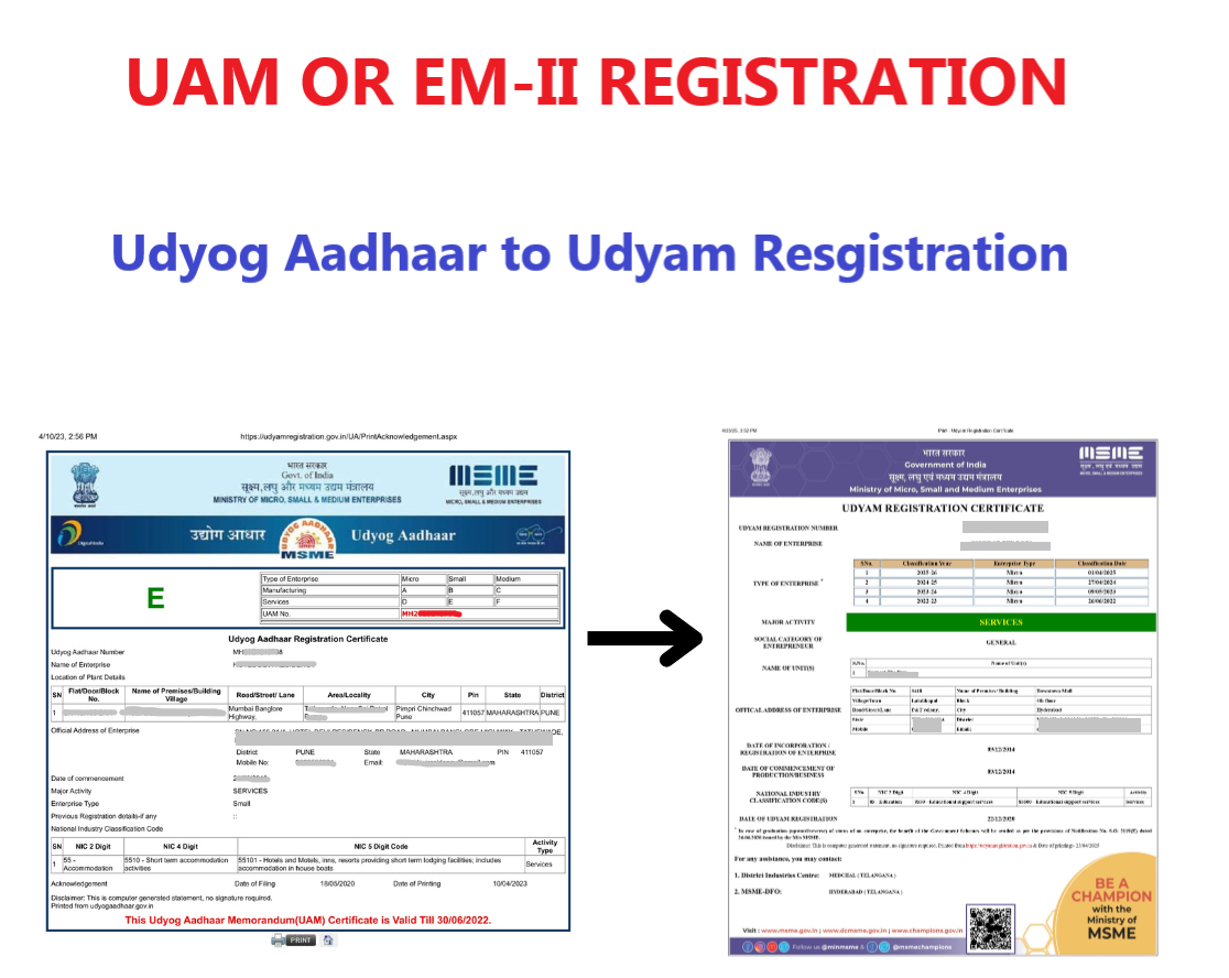 udyog to udyam convert